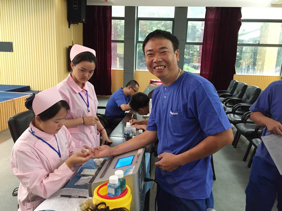 血液连接你我大爱感动星城——记山河智能2016年夏季无偿献血活动