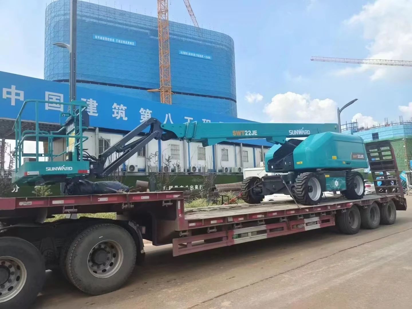 实力上新!山河智能电动直臂高空作业平台进军华中市场