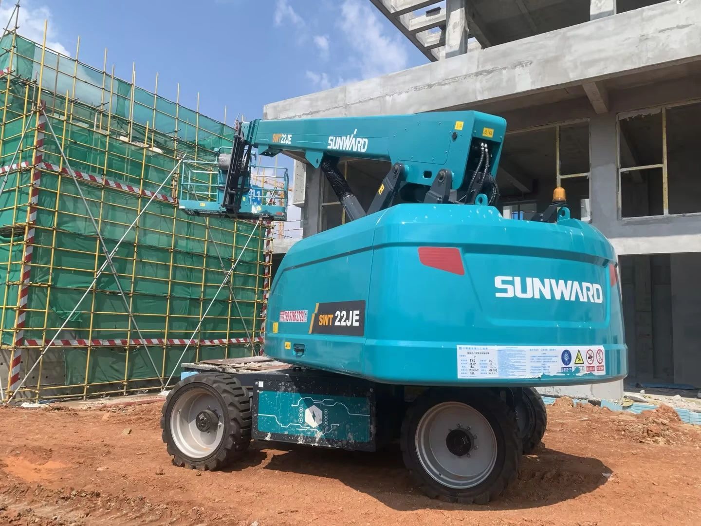 实力上新!山河智能电动直臂高空作业平台进军华中市场