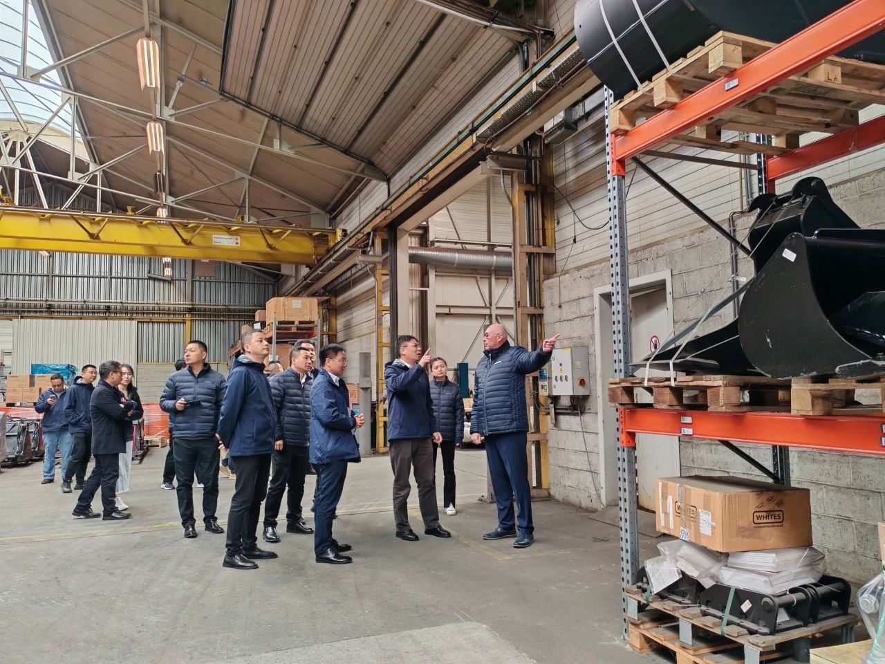 山河智能董事长付向东带队赴欧洲子公司考察调研