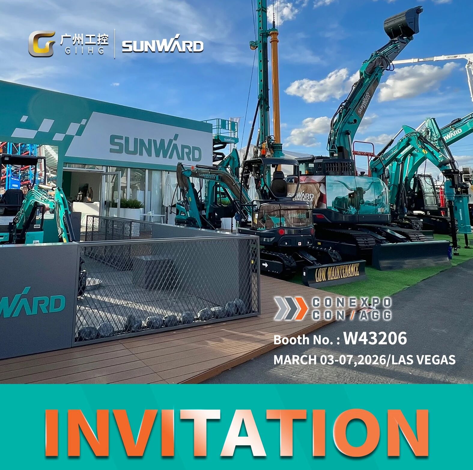 山河智能与您相约2026美国拉展！